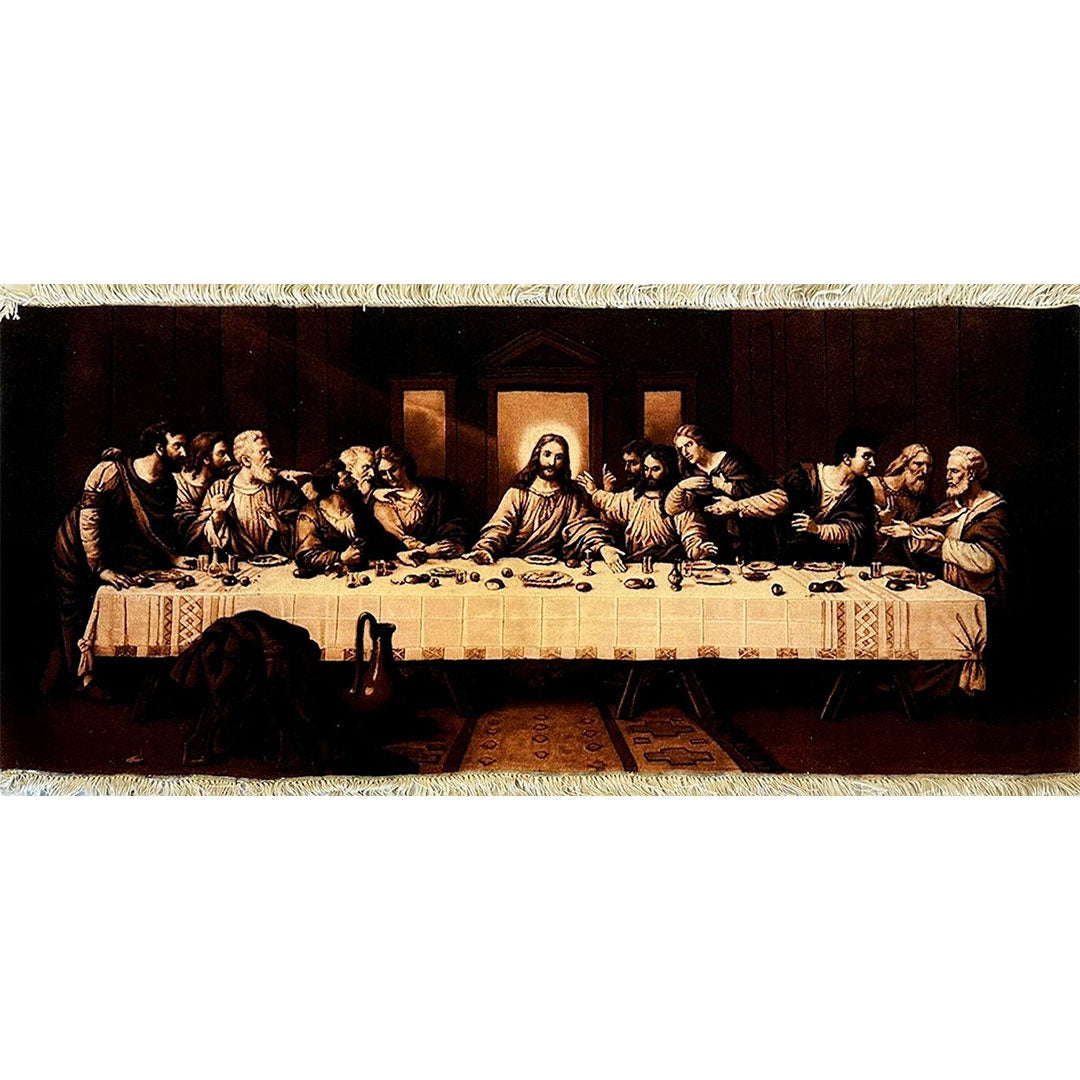 Art Rug 100% Handmade "Last Supper" by artist